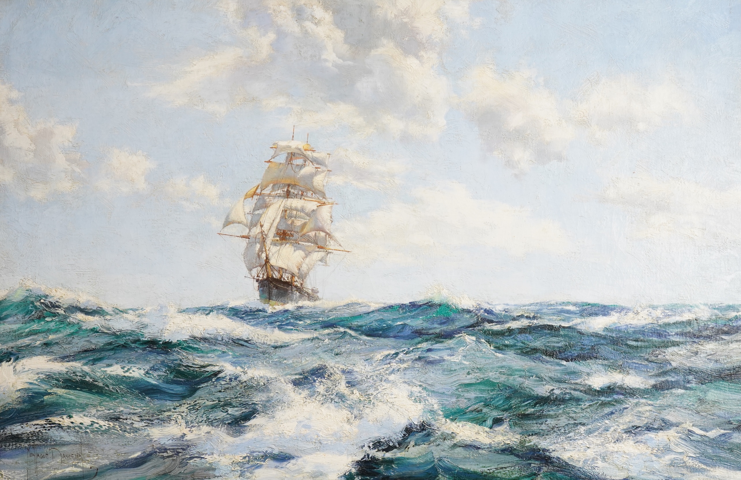 Montague Dawson RSMA, FRSA, 1890-1973, 'Fair Wind Aft'